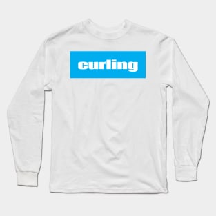 Curling Winter Sports Long Sleeve T-Shirt